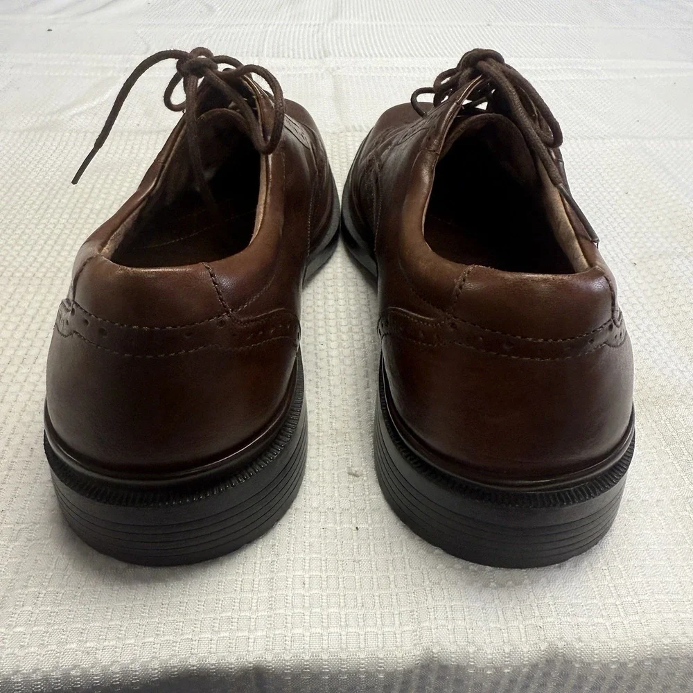 Nunn Bush Mens‎ 9M Brown Oxfords Wingtip & Brogue Dress Shoes Comfort Casual
